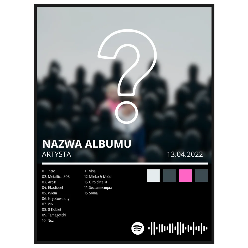 plakat album muzyczny