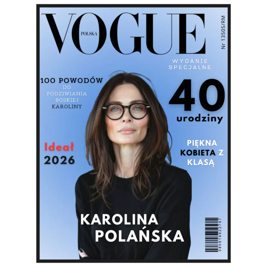 Plakat Urodzinowy - VOGUE