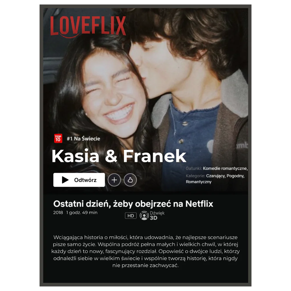 Plakat Netflix - Personalizowany