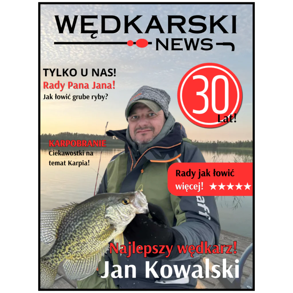 plakat wędkarski